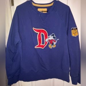 Vintage Disney Parks Embroidered Mickey Mouse Sweatshirt Men’s SZ L DLR
